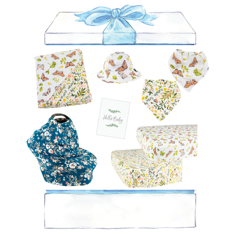 Butterfly Garden Baby Box - Wishes