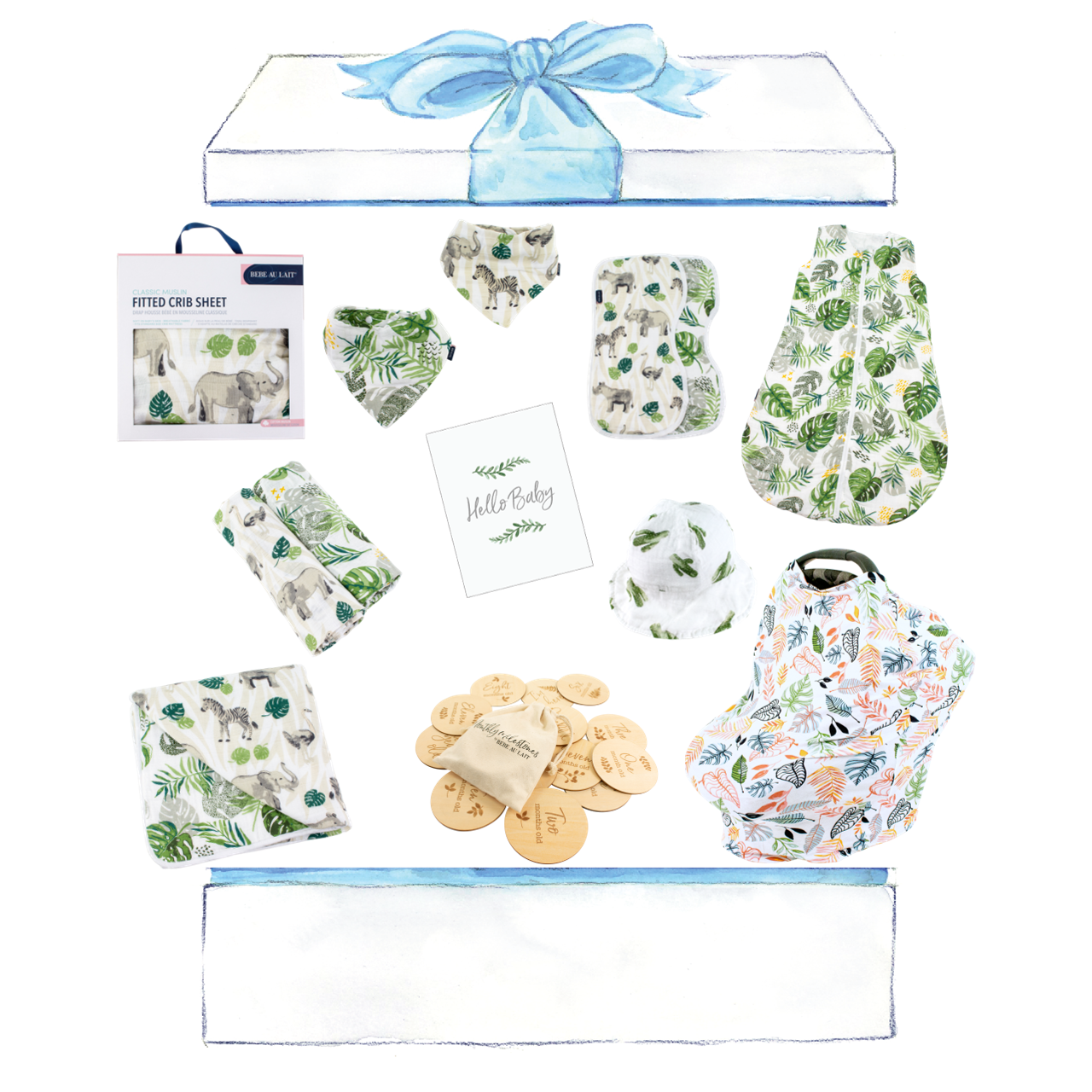 Jungle Rumble Baby Box - Luxe